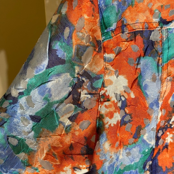 Ruby Rd Sheer Lace Floral Blouse size 18 Boho Hippie Vintage Y2K Artistic - Picture 12 of 13